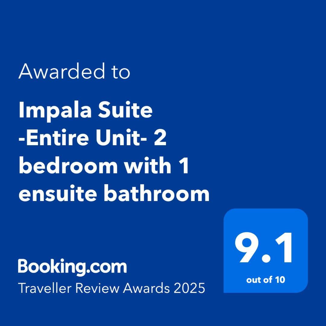 Impala Suite -Entire Unit- 2 Bedroom With 1 Ensuite Bathroom Ladysmith Zewnętrze zdjęcie